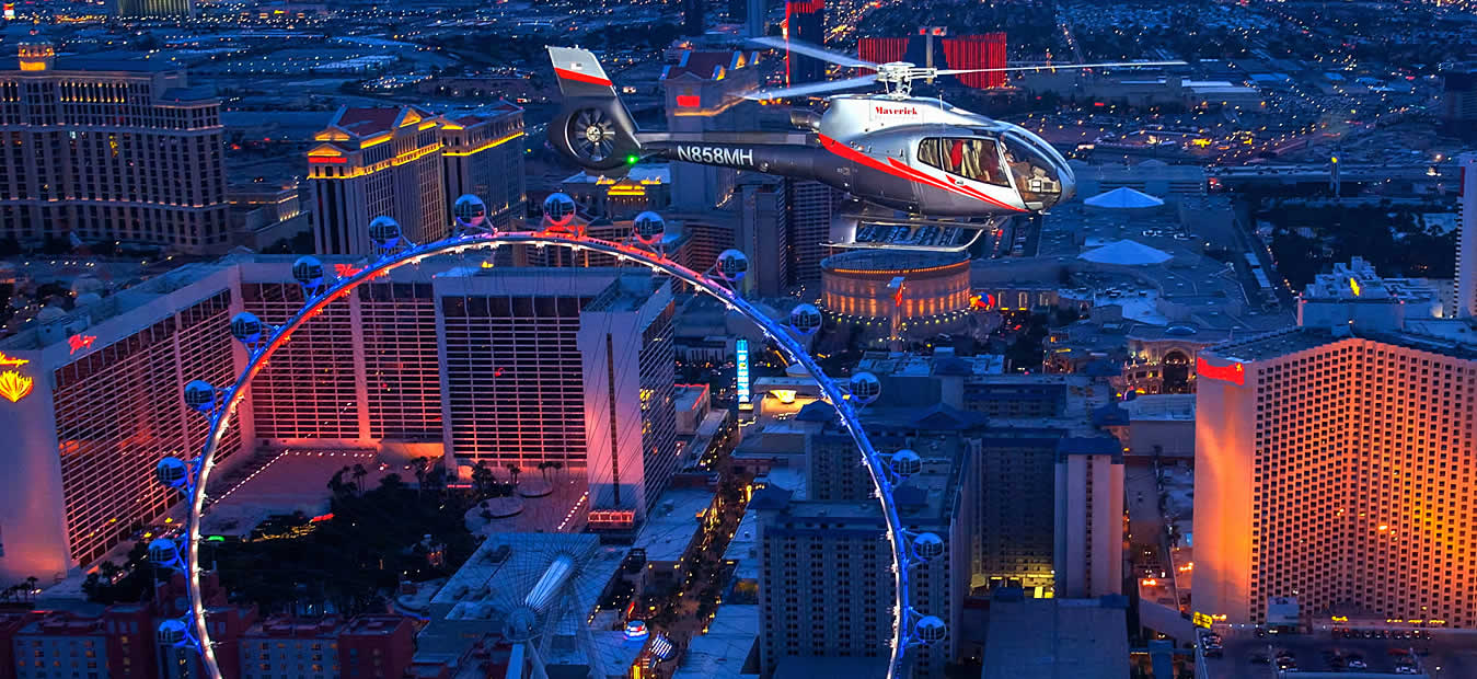 Las Vegas Strip Helicopter Night Flight Air Tours